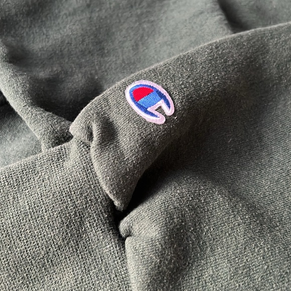 forest green champion hoodie - Picture 3 of 5